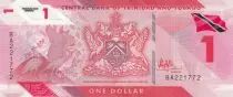 Trinidad e Tobago 1 Dollar - Bird - Serial BA - Polymer - 2021
