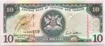 Trinidad e Tobago 10 Dollars Birds - Arms 2002