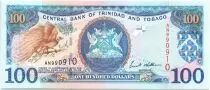 Trinidad e Tobago 100 Dollars Birds - Oil rig 2002