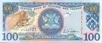 Trinidad e Tobago 100 Dollars Birds - Oil rig 2002
