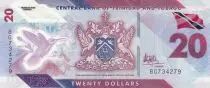 Trinidad e Tobago 20 Dollars - Birds - Polymer - 2020 - P.W63a