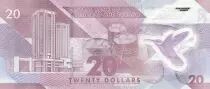 Trinidad e Tobago 20 Dollars - Birds - Polymer - 2020 - Serial BC