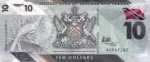 Trinidad et Tobago 10 Dollar - Oiseaux - Port - Polymer - 2020 - NEUF - P.NEW