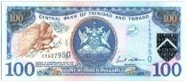Trinidad et Tobago 100 Dollars Oiseaux - banque, plateforme de pétrole - 2006