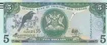 Trinidad et Tobago 5 Dollars Oiseaux - Immeuble - 2006 (2017) - Neuf