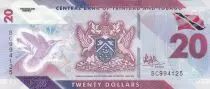 Trinidad und Tobago 20 Dollars - Birds - Polymer - 2020 - Serial BC