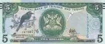 Trinidad und Tobago 5 Dollars - Birds - Arms - 2017 - Serial FR