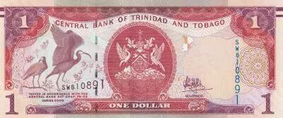 Trinidad y Tobago 1 Dollar - Birds - Arms - 2017 - P.46Ab