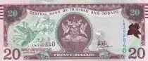 Trinidad y Tobago 20 Dollars - Birds - Arms - 2017 - P.49c