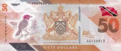 Trinidad y Tobago 50 Dollars - Birds - Polymer - 2020 - UNC - P.NEW
