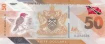 Trinidad y Tobago 50 Dollars - Birds - Serial AJ - Polymer - 2020 (2021) - P.W64a