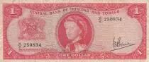Trinité et Tobago 1 dollar - Elisabeth II - Trinité et Tobago - 1964