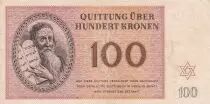 Tschechoslowakei 100 Korun - Theresienstadt - Moses - 1943 - XF