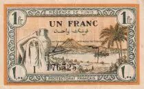 Tunesien 1 Franc - R�gence de Tunis - 15.07.1943 - Serial I - P.55