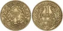 Tunesien 1 Franc Chamber of Commerce - 1340 (1921)