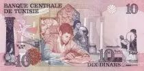 Tunesien 10 Dinars - Bourghuiba - Students - 1973