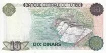 Tunesien 10 Dinars - Habib Bourguiba - 1980 - P.76