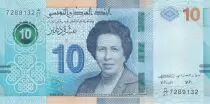 Tunesien 10 Dinars, Tawhida Ben Cheik (1909-2010) - 2020 - UNC