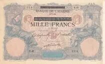 Tunesien 1000 Francs on 100 francs -  08-07-1892- Serial R.48