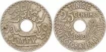 Tunesien 25 Centimes French Protectorate - 1337 (1919)
