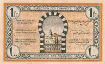 T&uacute;nez 1 Franc - R&eacute;gence de Tunis - 15.07.1943 - Serial I - P.55