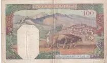 T&uacute;nez 100 Francs Algerian - 06-10-1939 - Serial H.62