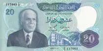 T�nez 20 Dinars - Habib Bourguiba - 1983 - P.81