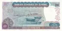 T&uacute;nez 20 Dinars - Habib Bourguiba - Sousse - 1980 - P.77