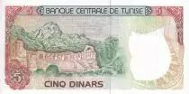 T&uacute;nez 5 Dinars - Habib Bourguiba - 1980 - P.75