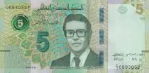 T&uacute;nez 5 Dinars - Slaheddine El Amam - Serial C.1 - 2022