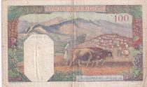 Tunisia 100 Francs Algerian - 06-10-1939 - Serial H.62