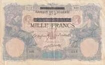Tunisia 1000 Francs on 100 francs -  13-07-1892- Serial D.52