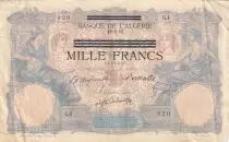 Tunisia 1000 Francs on 100 francs - Type 1892 - Serial G.4