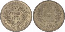 Tunisia 2 Francs Tunisia - 1945 - VF +