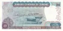 Tunisia 20 Dinars - Habib Bourguiba - Sousse - Serial L.1 - 1980 - P.77