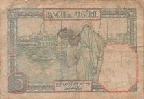 Tunisia 5 Francs - 21-05-1941 - P.8