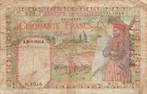 Tunisia 50 Francs - 26-05-1942 - P.12