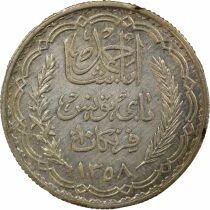 Tunisia French Protectorate, Ahmad II - 10 Silver Francs - 1939 Paris