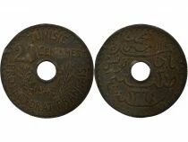 Tunisia Protectorate, Muhammad VIII - 10 Centimes - 1945 Paris