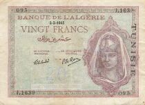 Tunisie 20 Francs - 02-02-1945 - P.18