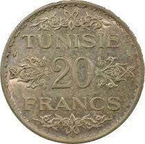 Tunisie Ahmad II - 20 Francs Argent - 1353 AH Paris