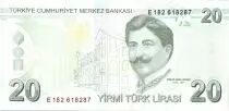 Turchia 20 Yeni Turk Lirasi - Pdt Ataturk - Mimar Kemaleddin - 2009 (2020-2021) - P.NEW