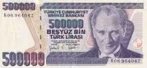 Turchia 500000 Turk Lirasi - Pdt Ataturk - ND (1998) - Serial K - P.212