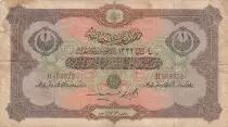 T&uuml;rkei 1 pound - Ottoman empire - Serial H469322 - 1917