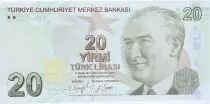 T�rkei 10 Yeni Turk Lirasi - Pdt Ataturk - Cahit Arf - 2009 (2022) - Serial F