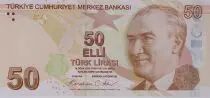 T�rkei 50 Yeni Turk Lirasi - Pdt Ataturk - Fatma Aliye - 2009 (2020-2021) - P.NEW