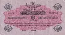 Turkey 1/2 Piastre - Rose - VF - 1916-1917 - P.98a
