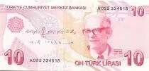 Turkey 10 Yeni Turk Lirasi Turk Lirasi, Pdt Ataturk - Cahit Arf