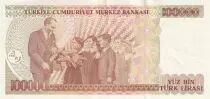 Turkey 100000 Turk Lirasi - Pdt Ataturk - ND (1991) - Serial F - P.206