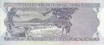 Turkey 5 Lirasi - Waterfall - 1976